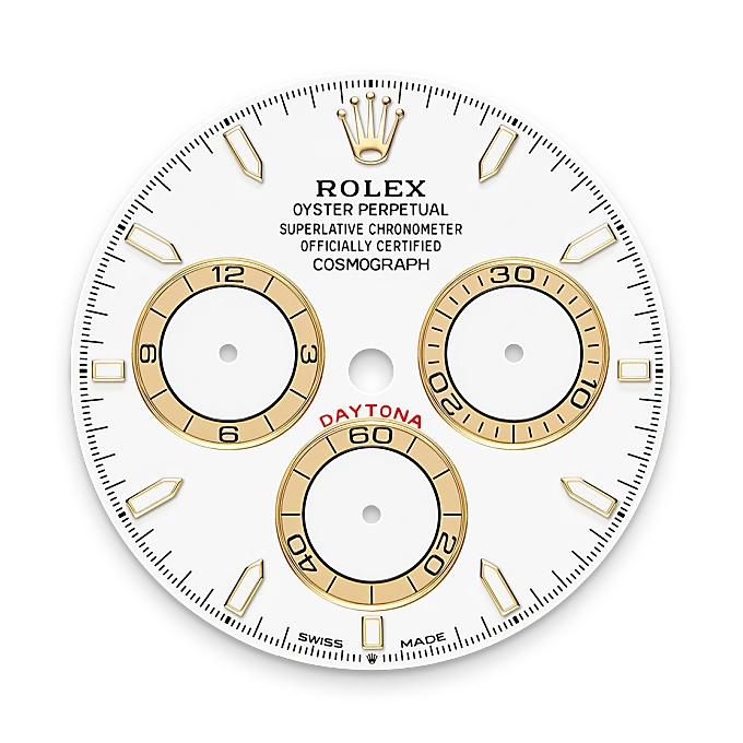 White dial